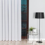 Firanka fantazyjna, wysokość 330 cm, kolor biały