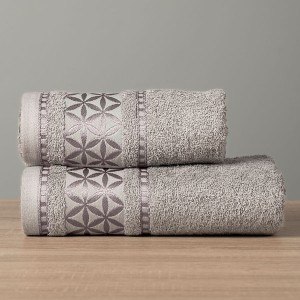 PAOLA Ręcznik, 70x140cm, kolor szary