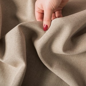 IBIZA Tkanina dekoracyjna, wysokość 300 cm, kolor chłodny ciemny beżowy