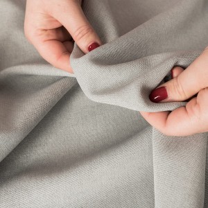 IBIZA Tkanina dekoracyjna, wysokość 300 cm, kolor jasny szary