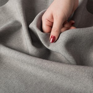 IBIZA Tkanina dekoracyjna, wysokość 300 cm, kolor chłodny szary