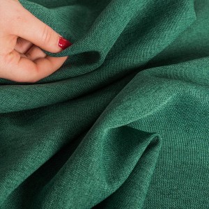 IBIZA Tkanina dekoracyjna, wysokość 300 cm, kolor szmaragdowy