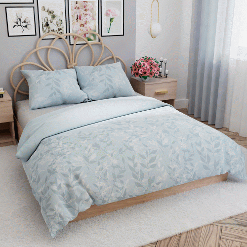 LILU Komplet pościeli z bawełny satynowej 160x200 cm