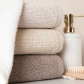 LEON Ręcznik, 50x90 cm, kolor kremowy