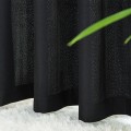 JODEŁKA Zasłona gotowa na taśmie, 140 cm x 250 cm, kolor  czarny