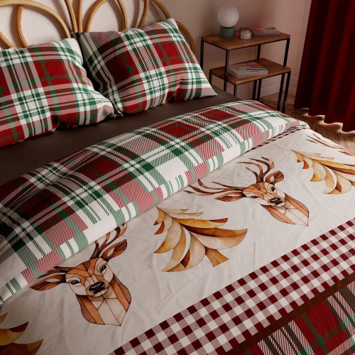 MERRY Komplet pościeli z bawełny satynowej 160x200 cm