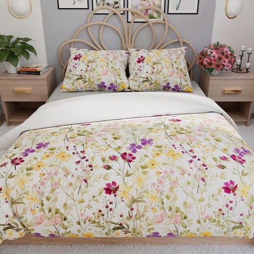 FLORINA Komplet pościeli z bawełny satynowej 160x200 cm