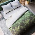 FOREST Komplet pościeli z bawełny satynowej 160x200 cm