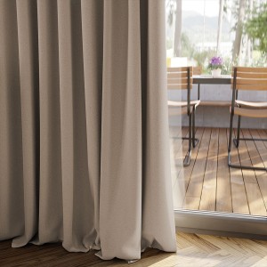 Zasłona Premium SUPER BLACKOUT- szyta na wymiar - Beżowy