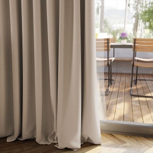 Zasłona Premium SUPER BLACKOUT- szyta na wymiar - Jasny Beżowy