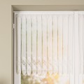 Zazdrostka haftowana panelowa na batyście, wysokość 70 cm, kolor naturalny
