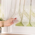 Zazdrostka haftowana panelowa na batyście, wysokość 70 cm, kolor naturalny